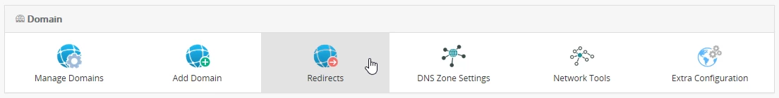 Redirects webuzo panel
