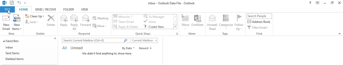 Add Account e-mail outlook
