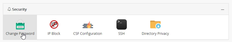 Change Password Webuzo panel