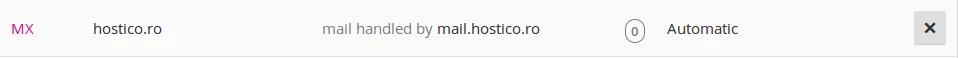 Inregistrare MX numedomeniu